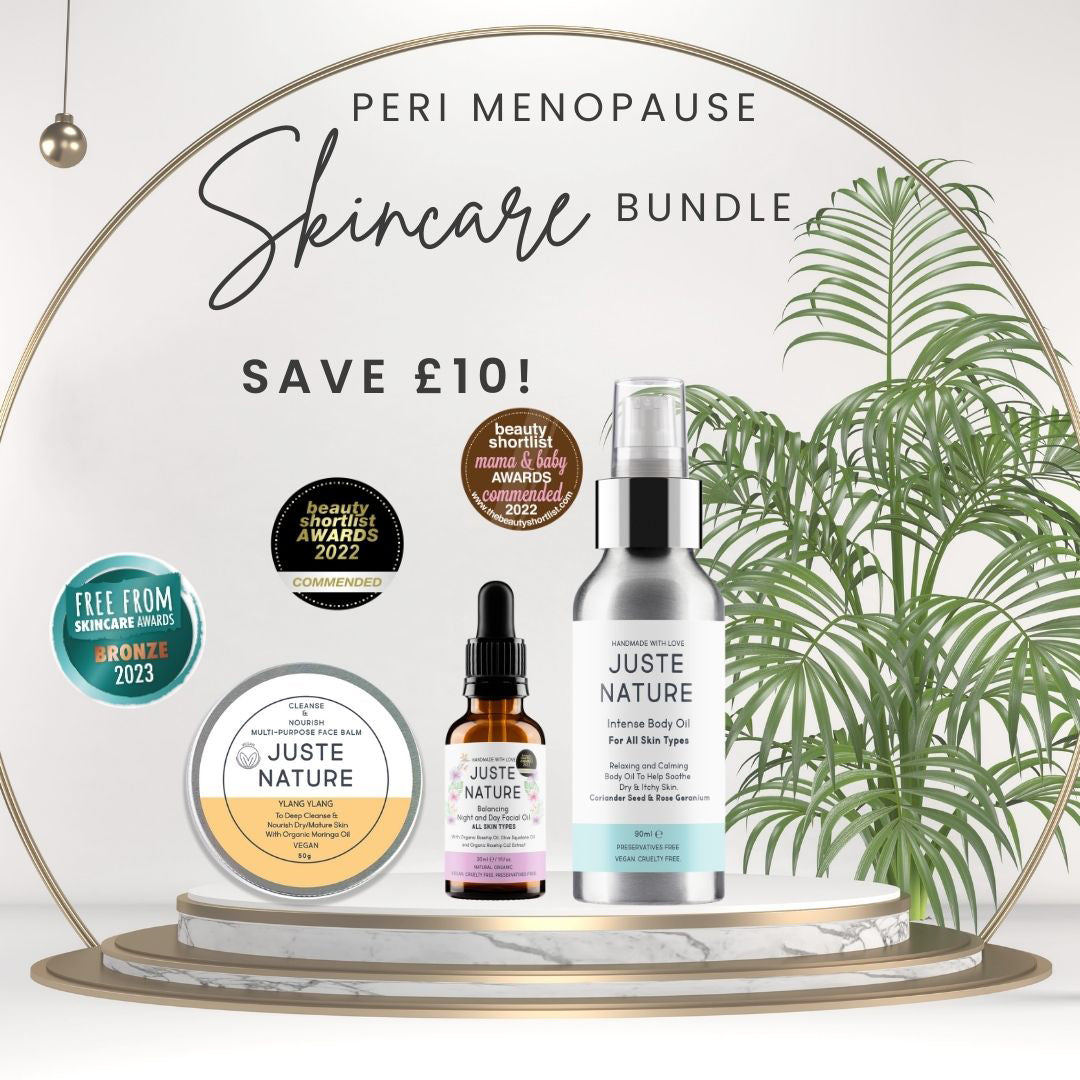 Juste Nature perimenopause skincare bundle