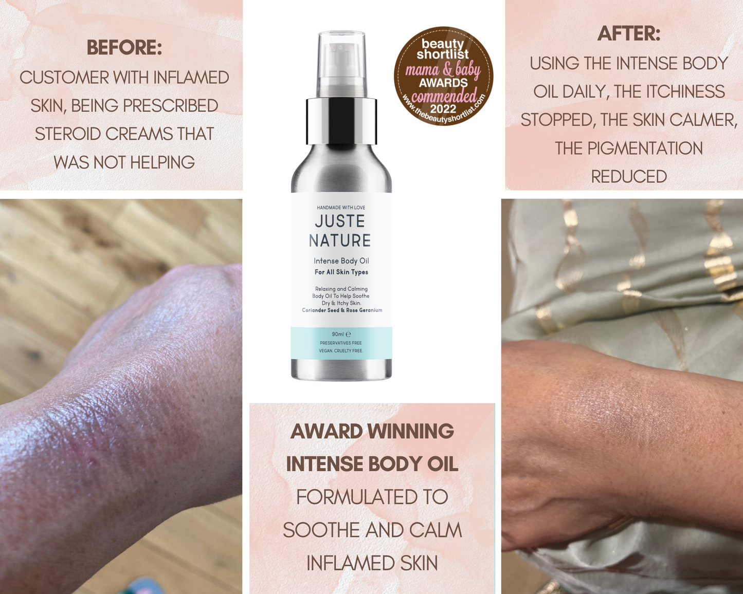 Juste Nature BODY OIL CUSTOMER REVIEW