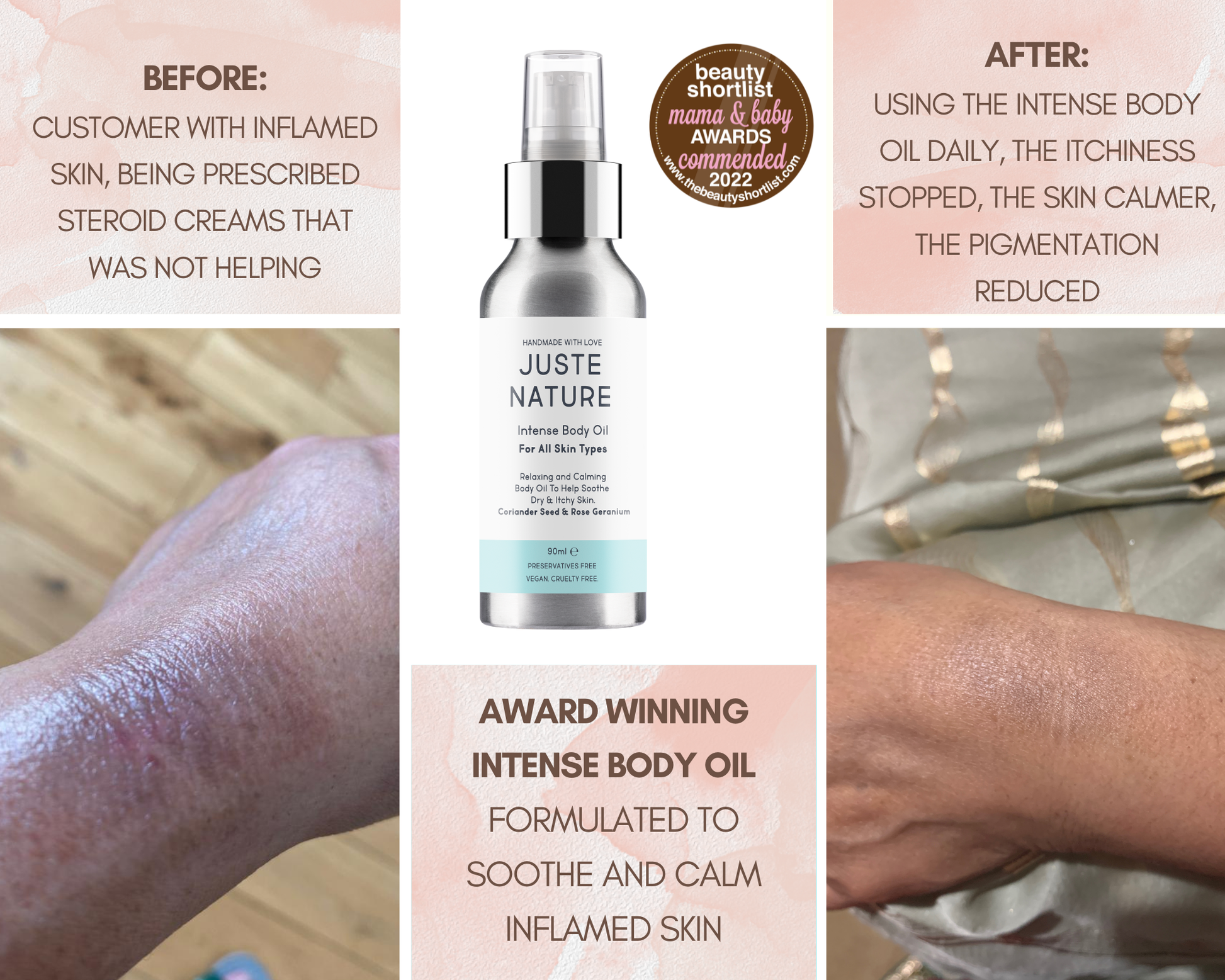 Juste Nature BODY OIL CUSTOMER REVIEW