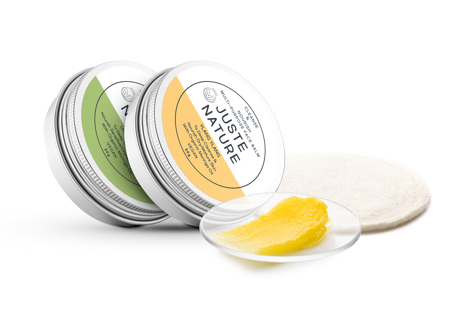 Juste Nature Cleanse and nourish multi purpose face balm vegan