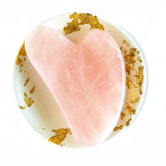 OUTIL DE MASSAGE QUARTZ ROSE GUASHA