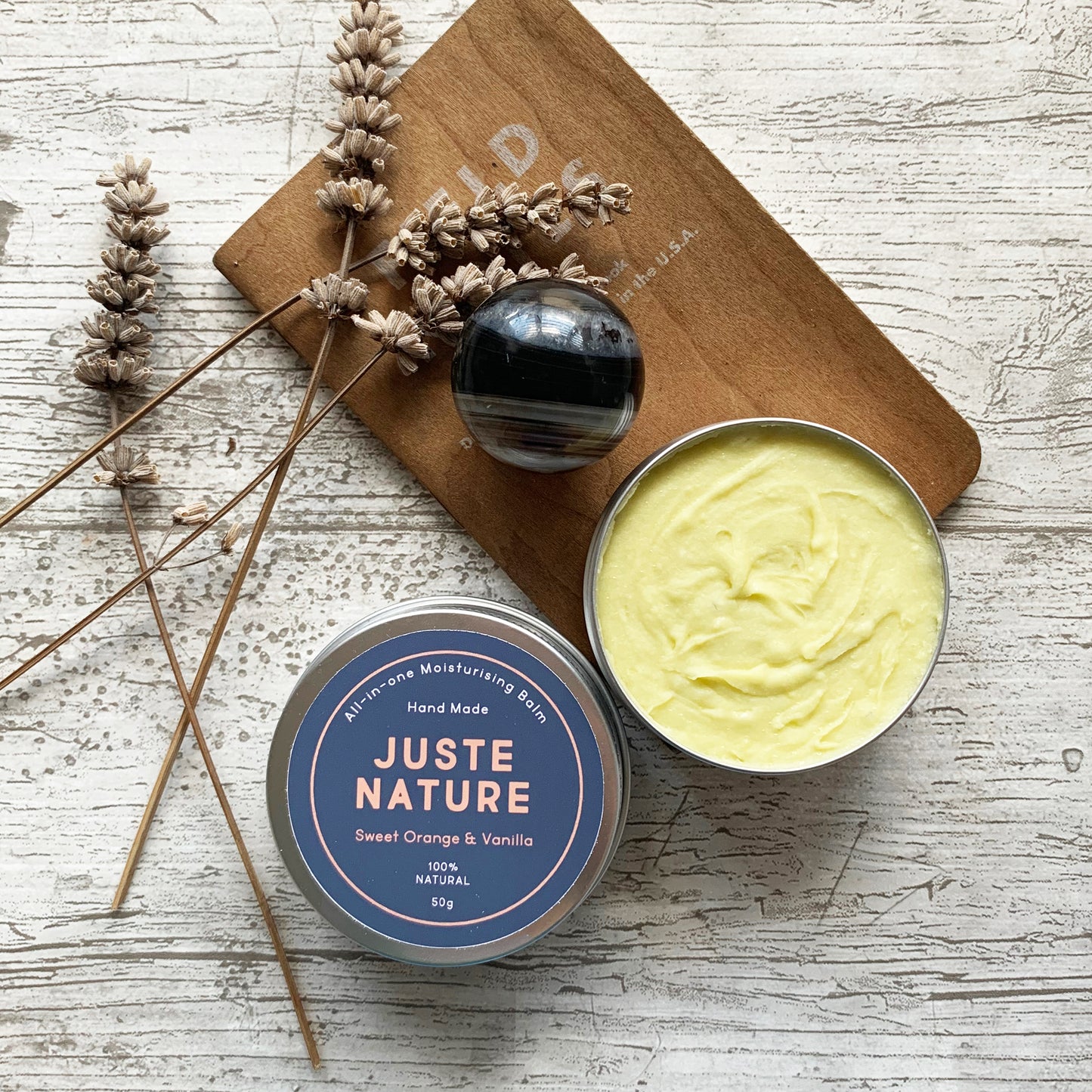 Juste Nature SWEET ORANGE AND VANILLA MOISTURISING BALM