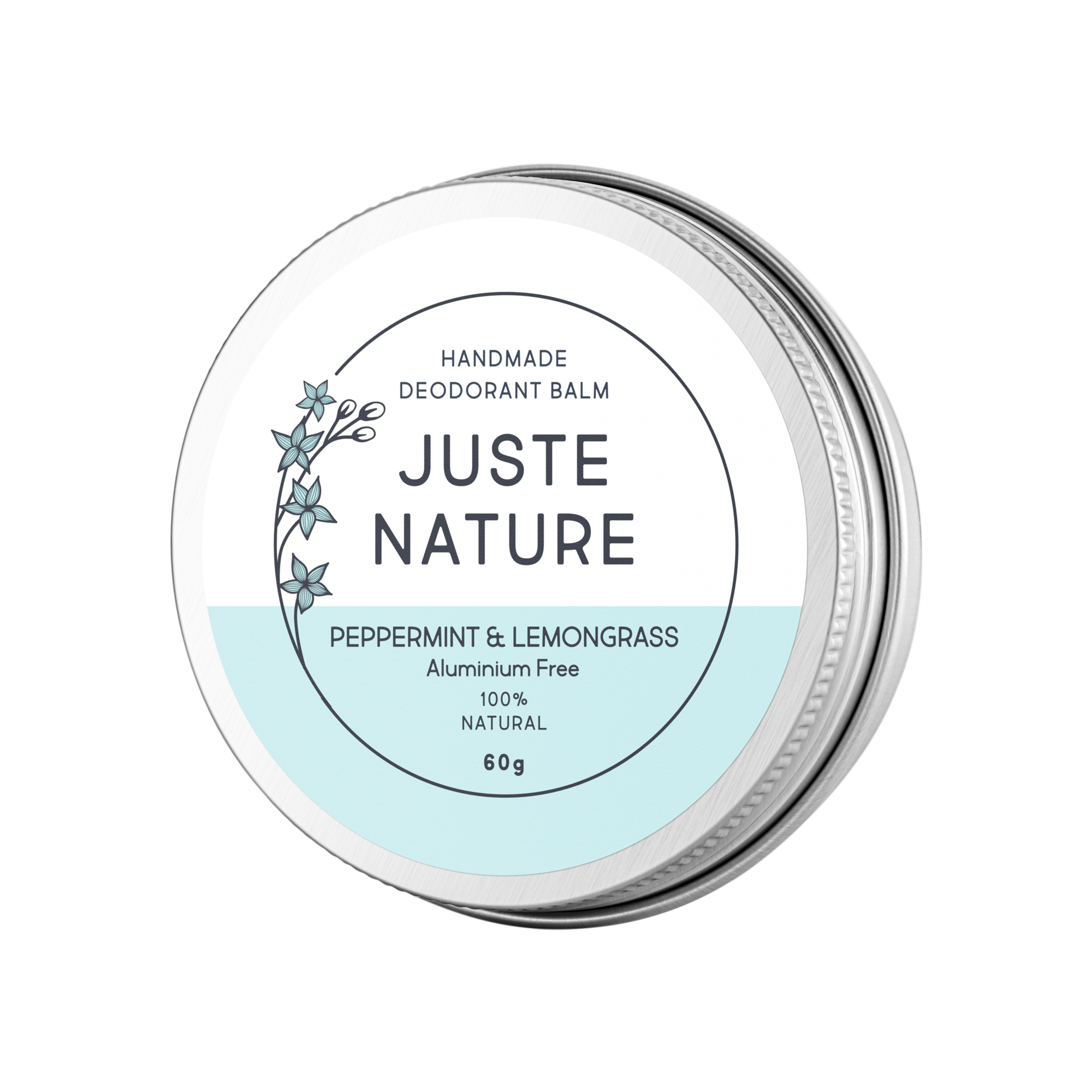 peppermint and lemongrass natural deodorant balm