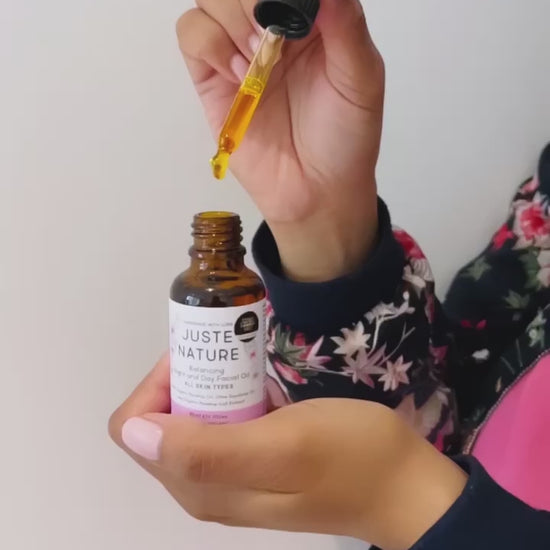 Juste Nature BALANCING FACE OIL VIDEO