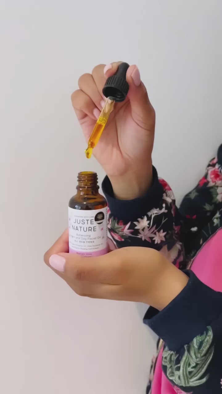 Juste Nature BALANCING FACE OIL VIDEO