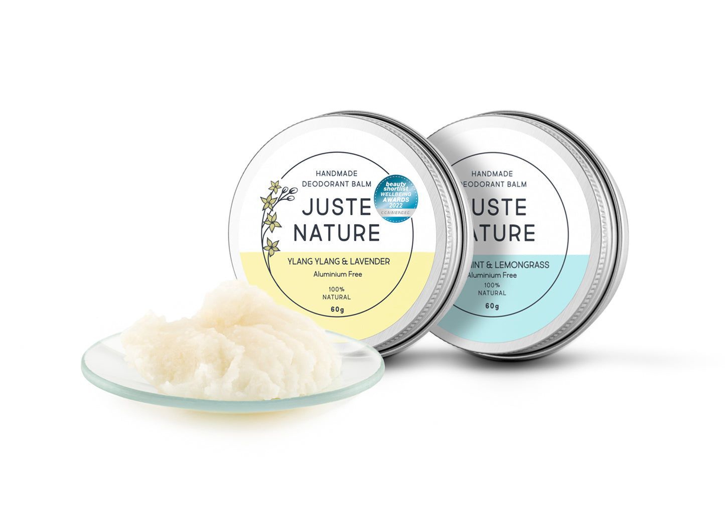 Juste Nature natural deodorant balms